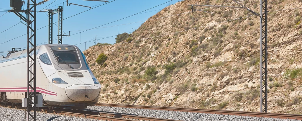 Plano de un tren AVE